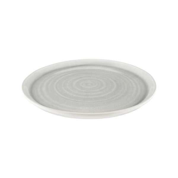 Canvas Home Pinch Dinner Plate In Grey - Set Of 4