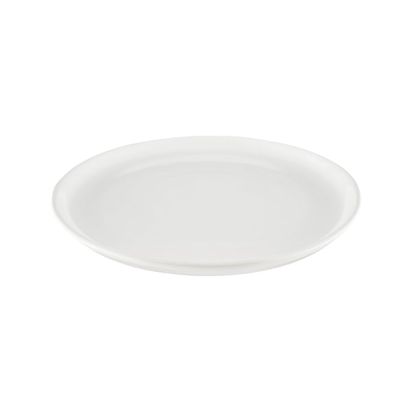 Canvas Home Pinch Dinner Plate In White - Set Of 4