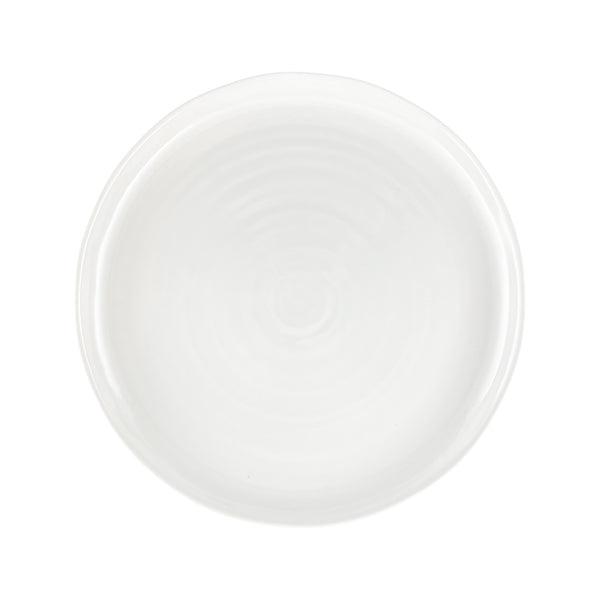 canvas home Pinch Dinner Plate in White - Set of 4