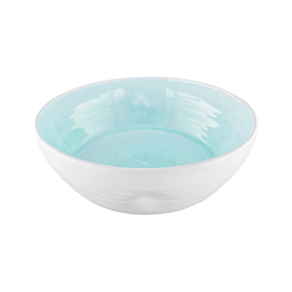 Canvas Home Pinch Large Salad Serving Bowl In Aqua