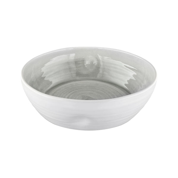 Canvas Home Pinch Large Salad Serving Bowl In Grey