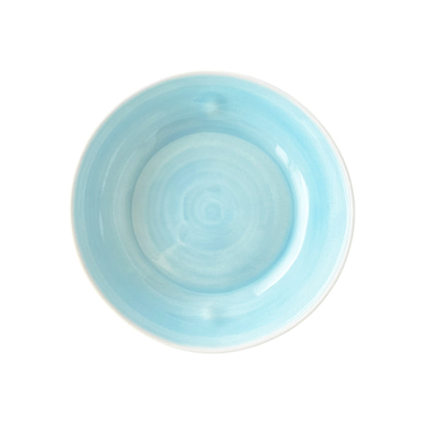 Canvas Home Pinch Pasta Bowl In Aqua - Set Of 4