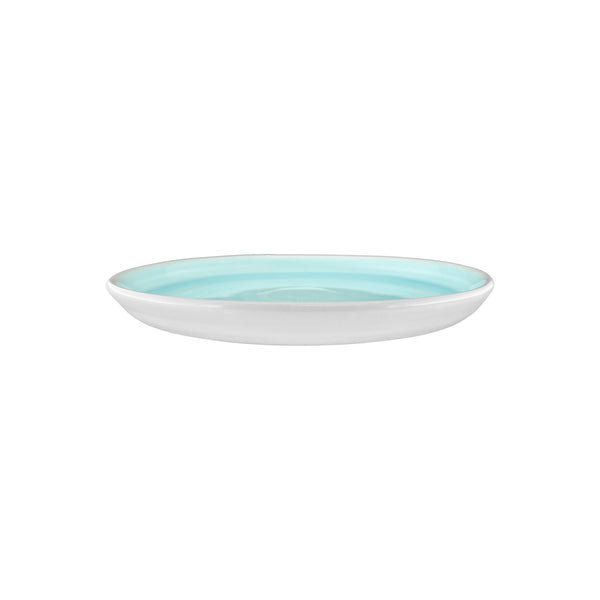 Canvas Home Pinch Salad Plate In Aqua - Set Of 4