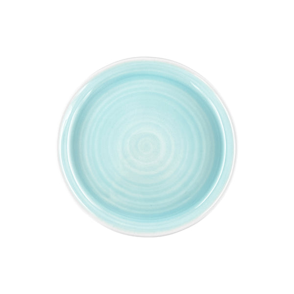 canvas home Pinch Salad Plate in Aqua - Set of 4
