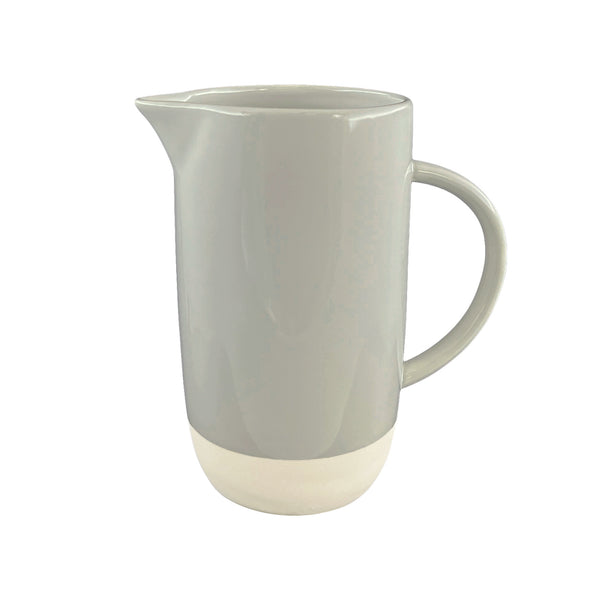 canvas home Shell Bisque Grey Porcelain Pitcher