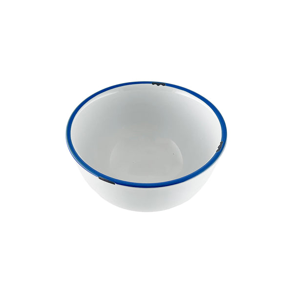 Canvas Home Tinware Bowl In White - Set Of 4