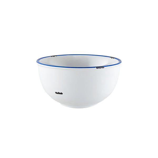 canvas home Tinware Bowl in White - Set of 4