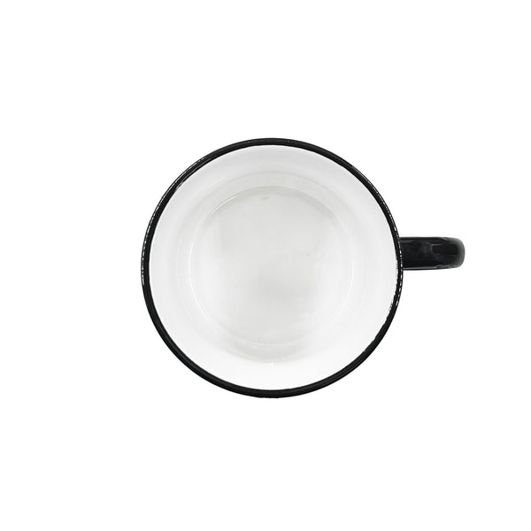 Canvas Home Tinware Mug In Black - Set Of 4