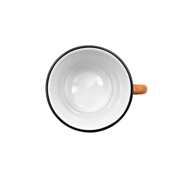 Canvas Home Tinware Mug In Burnt Orange - Set Of 4