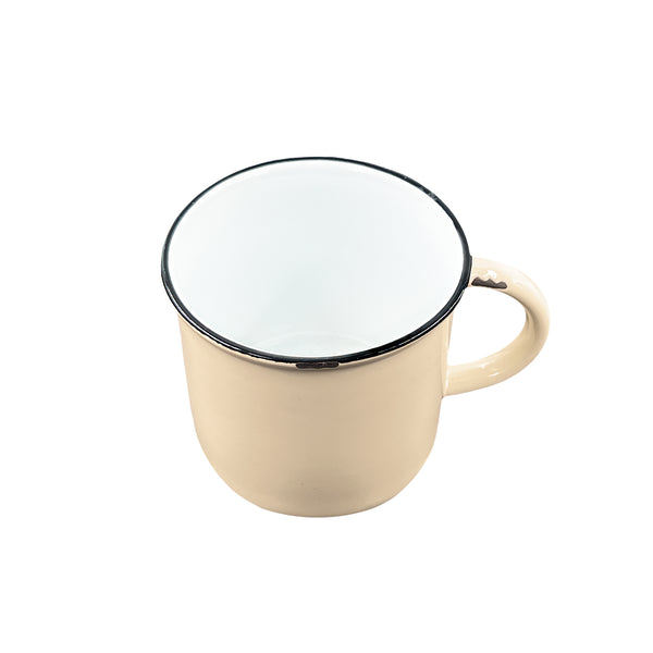 Canvas Home Tinware Mug In Cream - Set Of 4