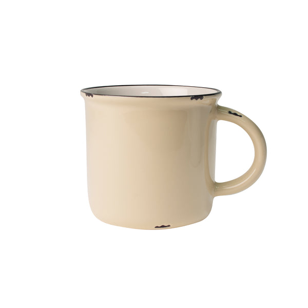 canvas home Tinware Mug in Cream - Set of 4