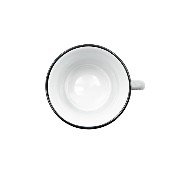 Canvas Home Tinware Mug In Light Grey - Set Of 4