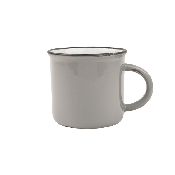 canvas home Tinware Mug in Light Grey - Set of 4