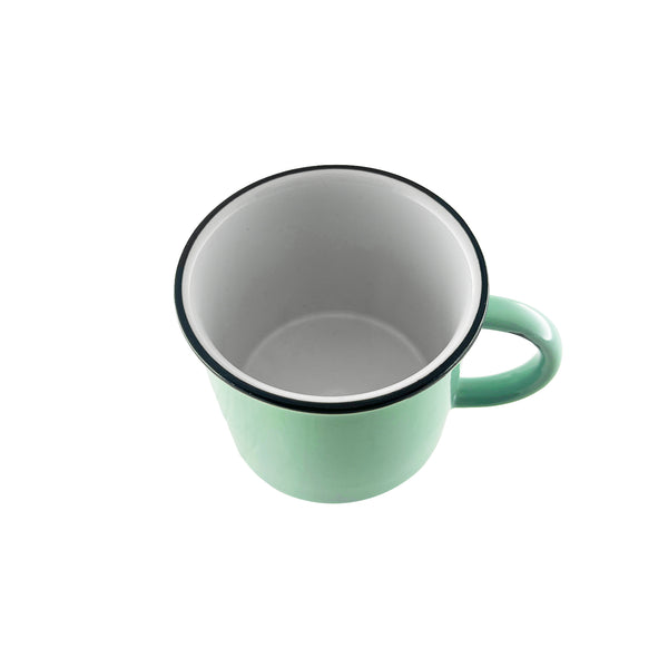 Canvas Home Tinware Mug In Pea Green - Set Of 4