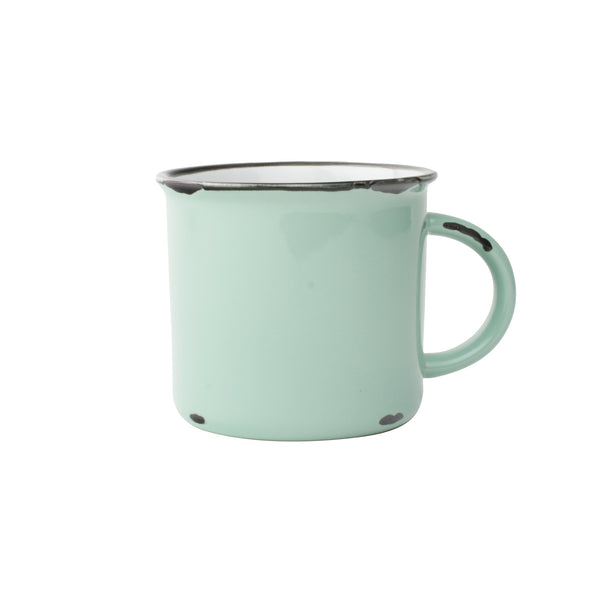 canvas home Tinware Mug in Pea Green - Set of 4