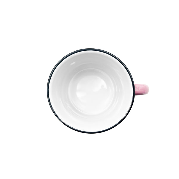 Canvas Home Tinware Mug In Pink - Set Of 4