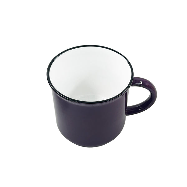 Canvas Home Tinware Mug In Plum - Set Of 4