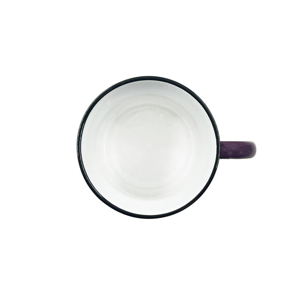 Canvas Home Tinware Mug In Plum - Set Of 4