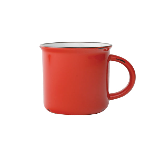 canvas home Tinware Mug in Red - Set of 4