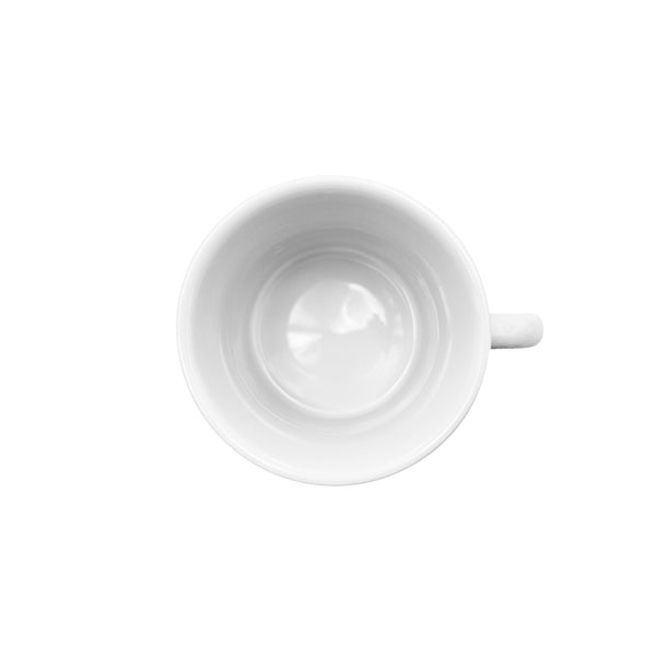 Canvas Home Tinware Mug In Solid White- Set Of 4