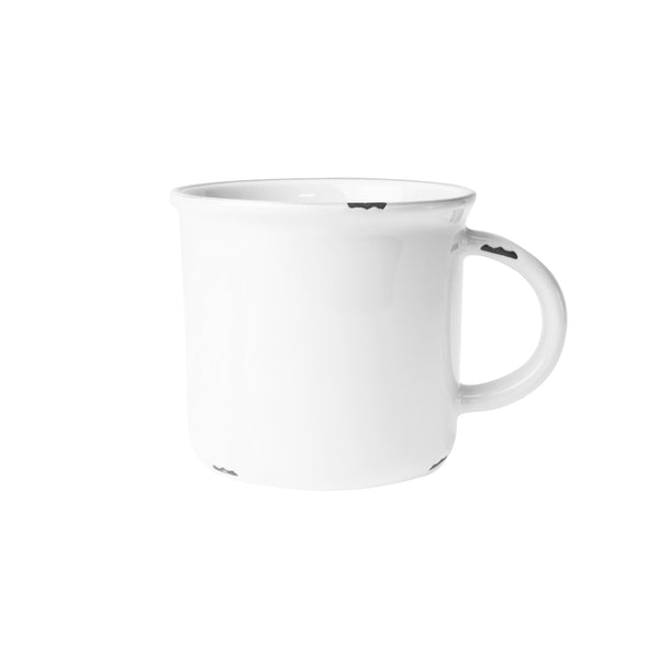 canvas home Tinware Mug in Solid White- Set of 4