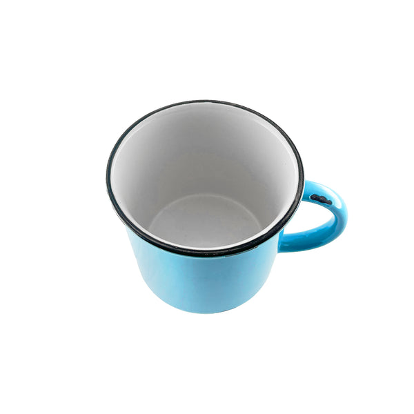 Canvas Home Tinware Mug In Teal - Set Of 4