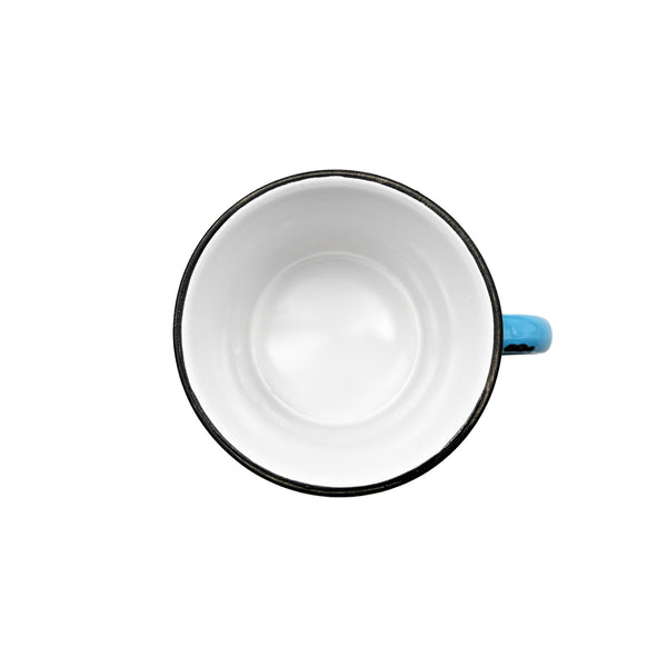 Canvas Home Tinware Mug In Teal - Set Of 4