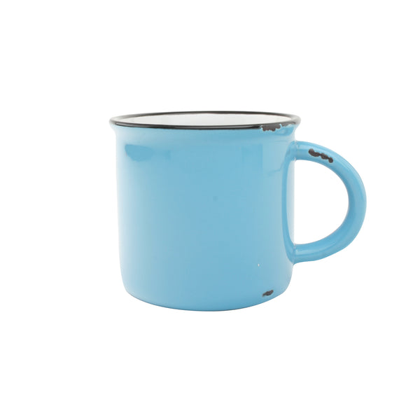 canvas home Tinware Mug in Teal - Set of 4