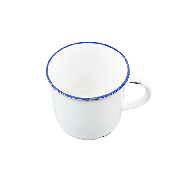 Canvas Home Tinware Mug In White - Set Of 4