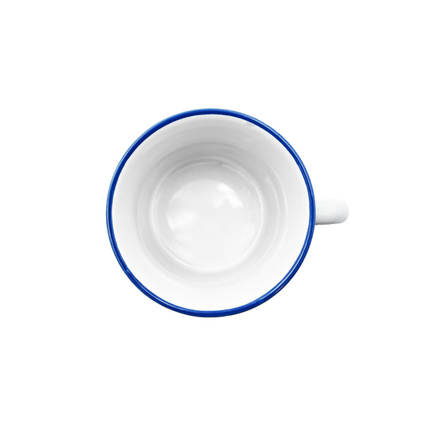 Canvas Home Tinware Mug In White - Set Of 4