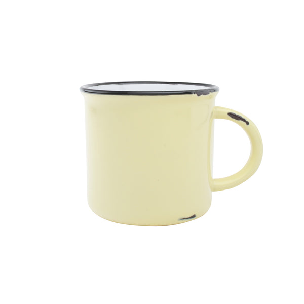 canvas home Tinware Mug in Yellow- Set of 4