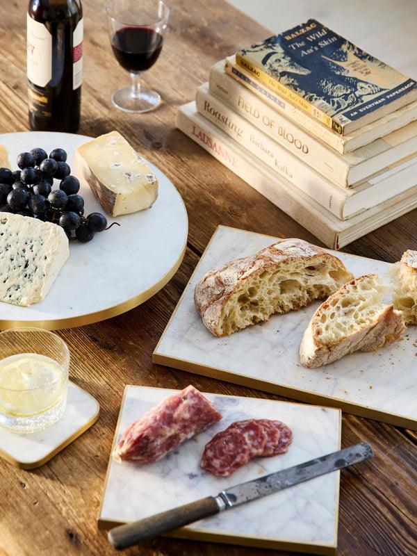 Canvas Home Verona White Marble Small Cheese Board