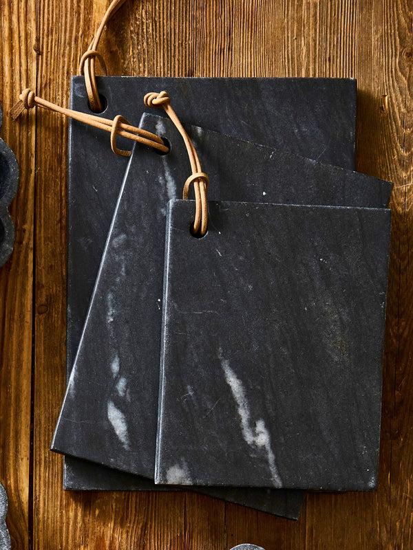Canvas Home Catalina Black Marble 3 Piece Chopping Board Set