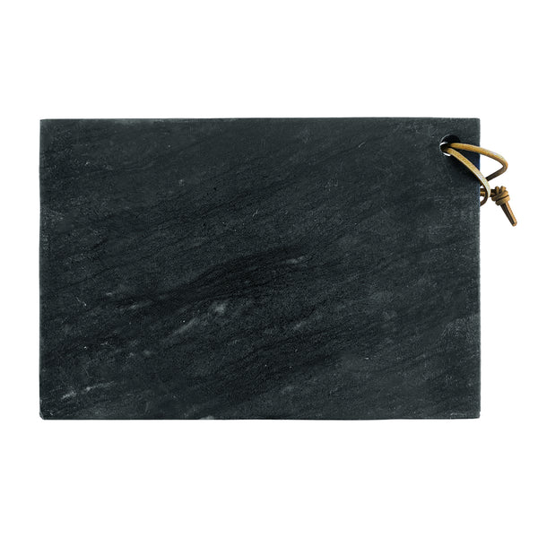 canvas home Catalina Black Marble Large Chopping Board