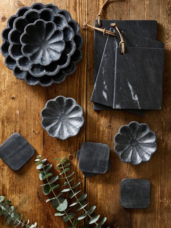 Canvas Home Catalina Black Marble Medium Chopping Board