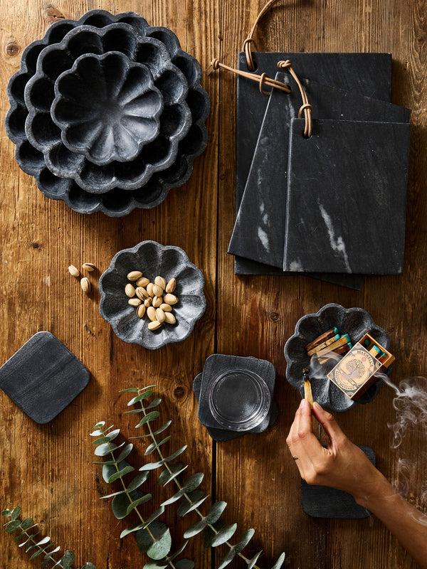Canvas Home Catalina Black Marble Medium Chopping Board