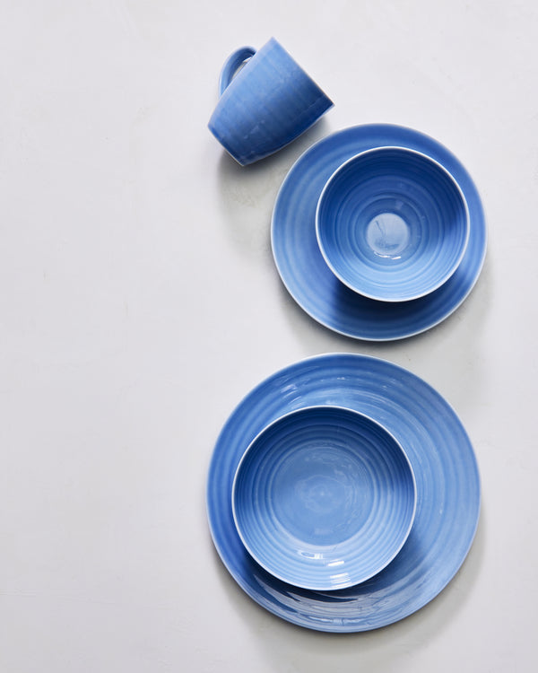Canvas Home Daniel Smith Dinner Plate - Set Of 4 - Blue