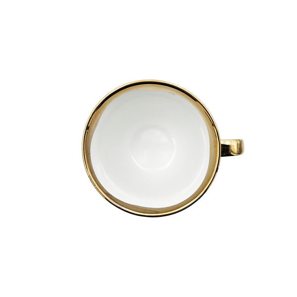 Canvas Home Dauville Gold Metallic Porcelain Mug Set Of 4