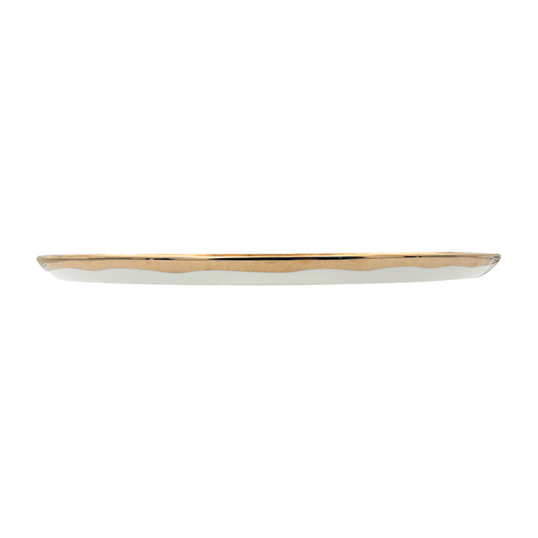 Canvas Home Dauville Gold Metallic Porcelain Platter