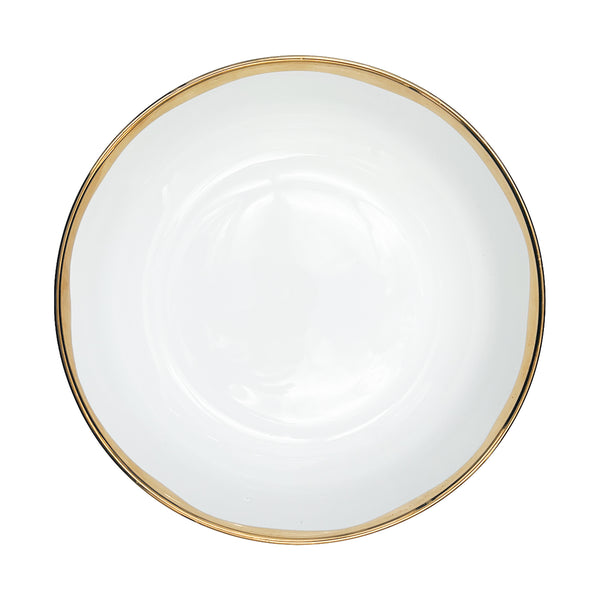 Canvas Home Dauville Gold Metallic Porcelain Serving Bowl