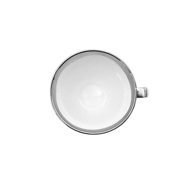 Canvas Home Dauville Platinum Metallic Porcelain Mug Set Of 4