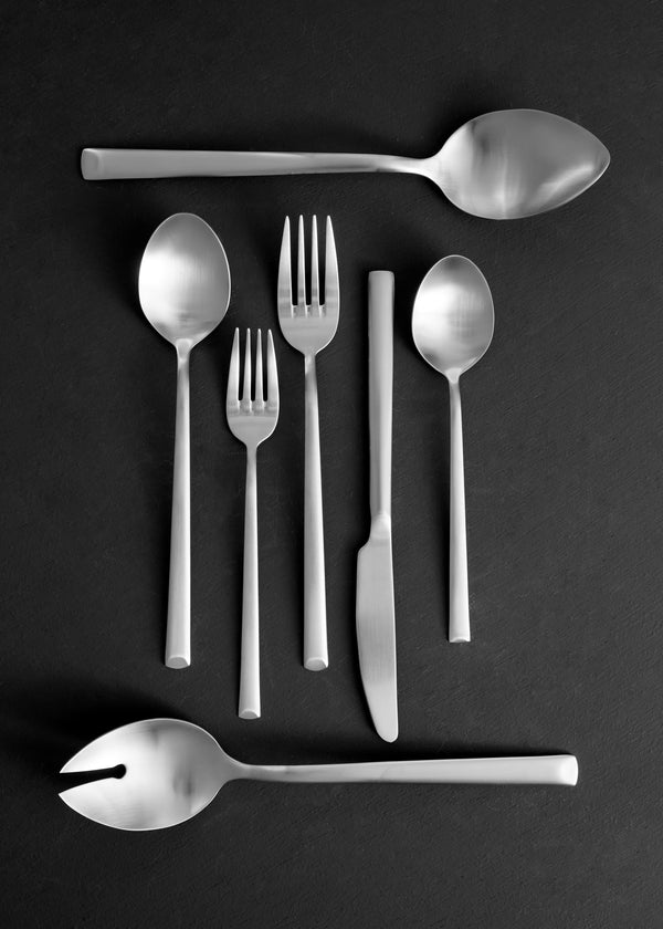Canvas Home Ellsworth Brushed Stainless Steel Piece Salad Server Set