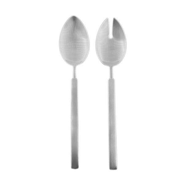 canvas home Hvar Brushed Stainless Steel 2 Piece Salad Server Set