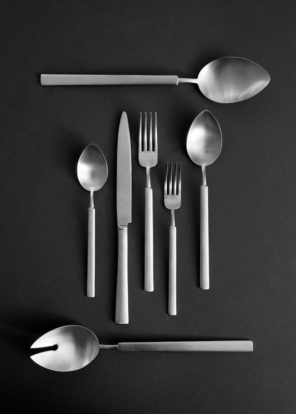 Canvas Home Hvar Brushed Stainless Steel 2 Piece Serving Spoon Set