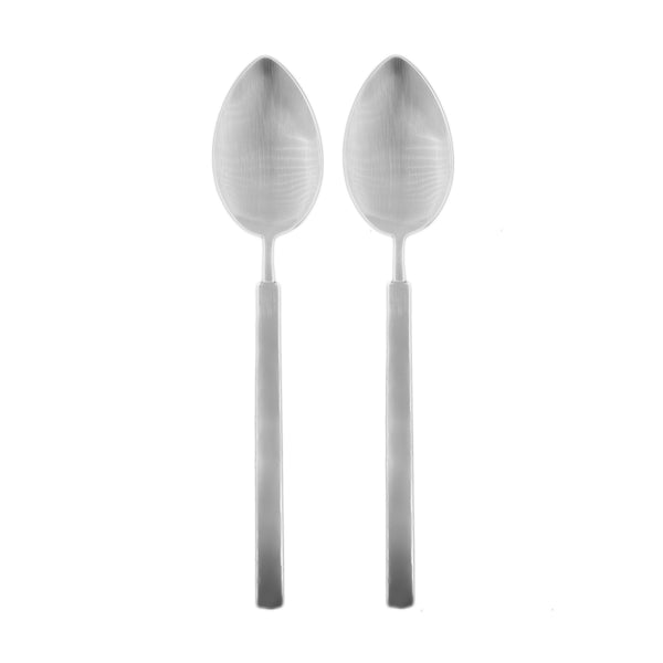 canvas home Hvar Brushed Stainless Steel 2 Piece Serving Spoon Set