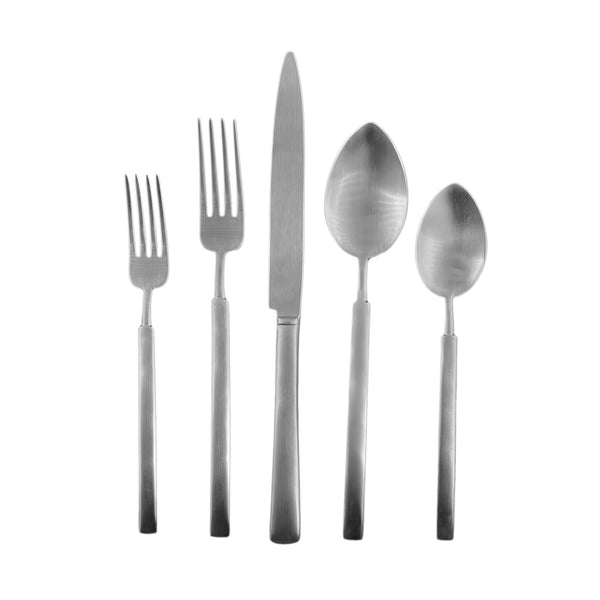 canvas home Hvar Brushed Stainless Steel 5 Piece Cutlery Set - Service for 1