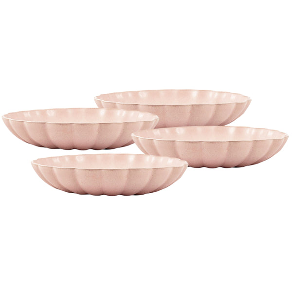 canvas home Lafayette Blush Stoneware Pasta Bowl Set of 4