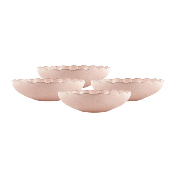 canvas home Lafayette Blush Stoneware Salad Bowl Set of 4