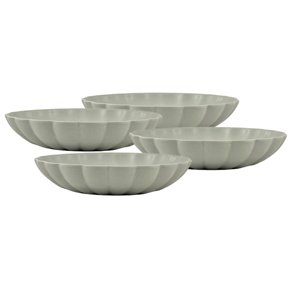 canvas home Lafayette Fog Stoneware Pasta Bowl Set of 4