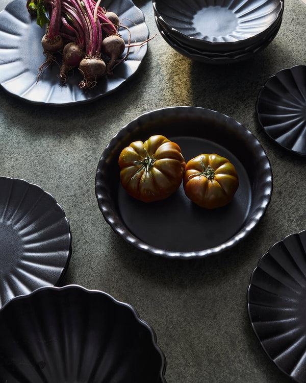 Canvas Home Lafayette Noir Stoneware Pasta Bowl Set Of 4